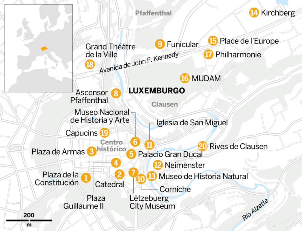 Luxemburgo, 24 horas en el corazón de Europa