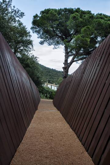 La bodega de Bell-lloc, proyecto de RCR Arquitectes, en Palamós (Girona).