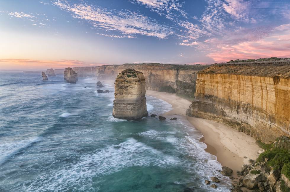 Los Doce Apóstoles, en la Great Ocean Road, Victoria (Australia).