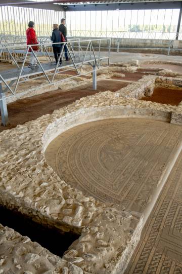 El museo de las Villas Romanas Villa de Almenara, en Puras (Valladolid).