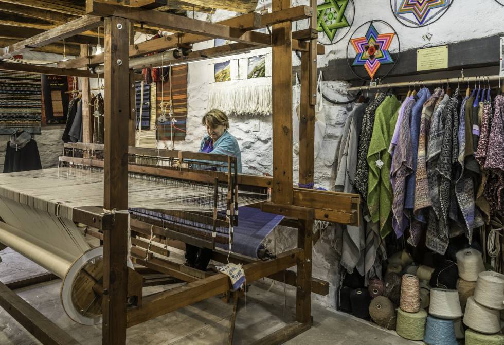 Telares Mercedes, en el pueblo granadino de Pampaneira.