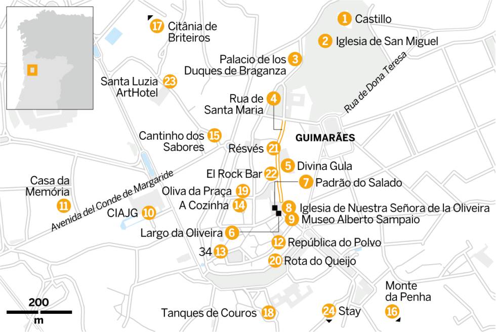 Guimarães, donde nació Portugal