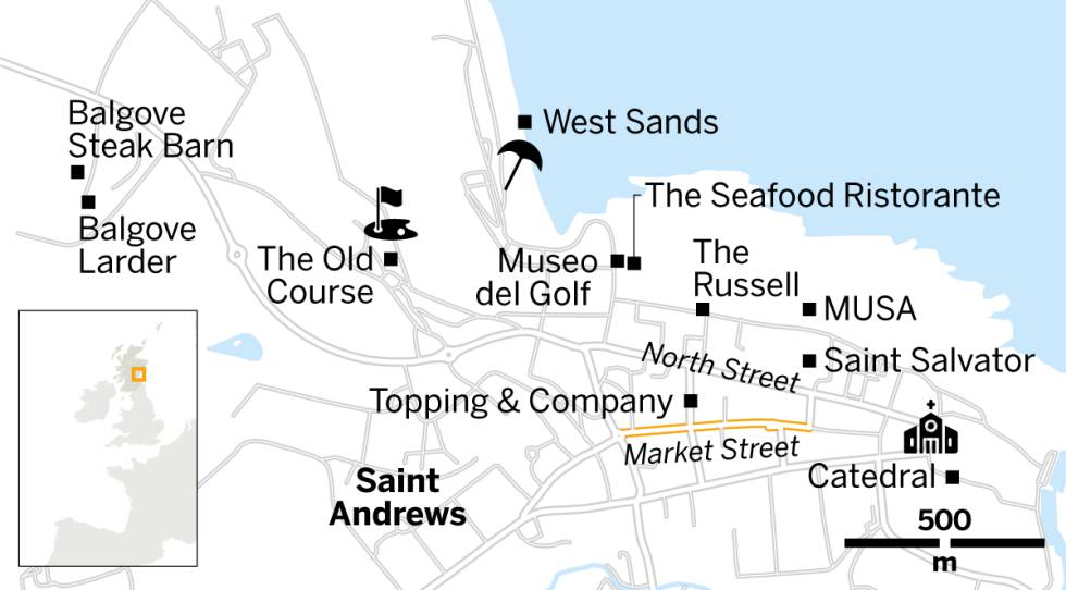 Saint Andrews y la playa de ‘Carros de fuego’