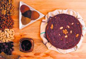 Un 'bolo de mel' de la Fábrica Santo António.