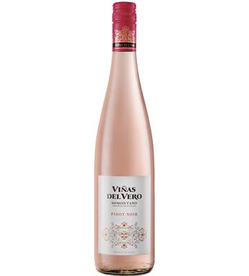 Un brindis fresco y de color rosa