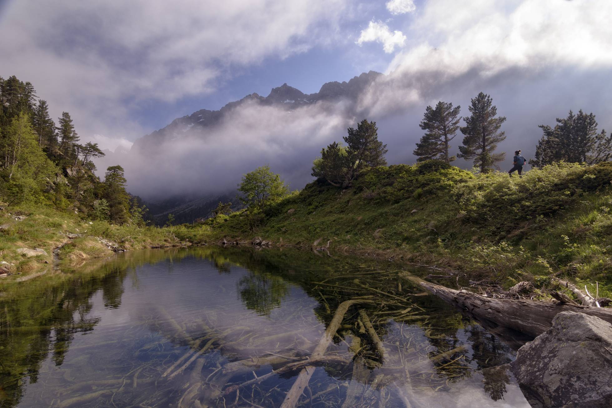 Valle de Gaube, en los Pirineos franceses, cerca de la estación de montaña de Cauterets