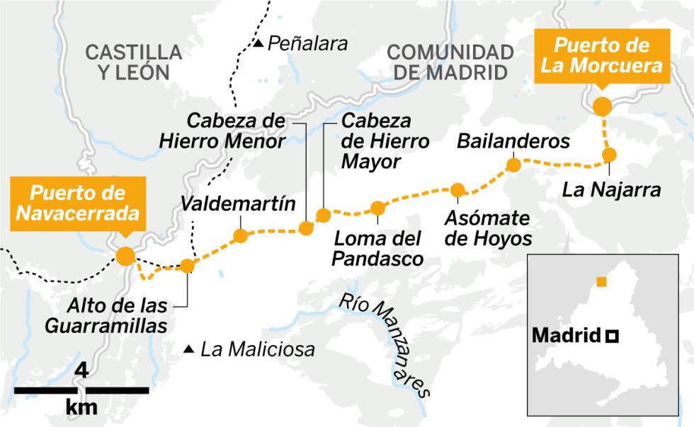 Plenilunio montañero en la Cuerda Larga