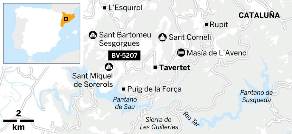 Tavertet, un secreto entre riscos
