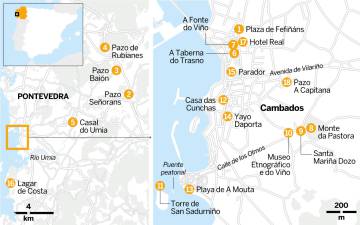Cambados, tierra de pazos y albariño