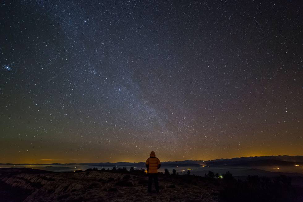 Noche en la sierra del Montsec (Lleida).