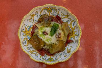 'Girella Alla Norma', uno de los platos de de Bel Mondo.