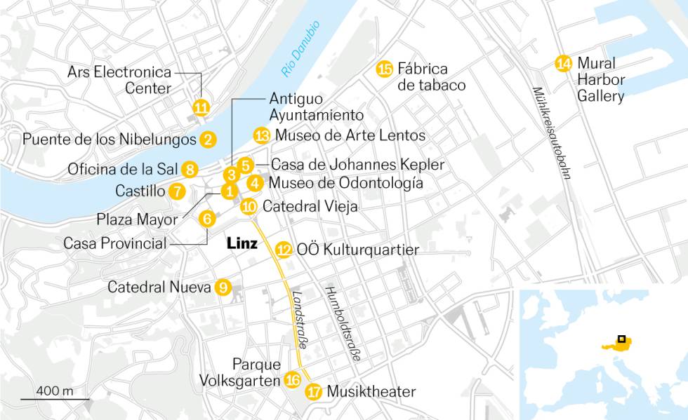 Linz, creatividad a orillas del Danubio