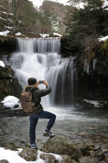 Las cascadas de Puente Ra (La Rioja).
