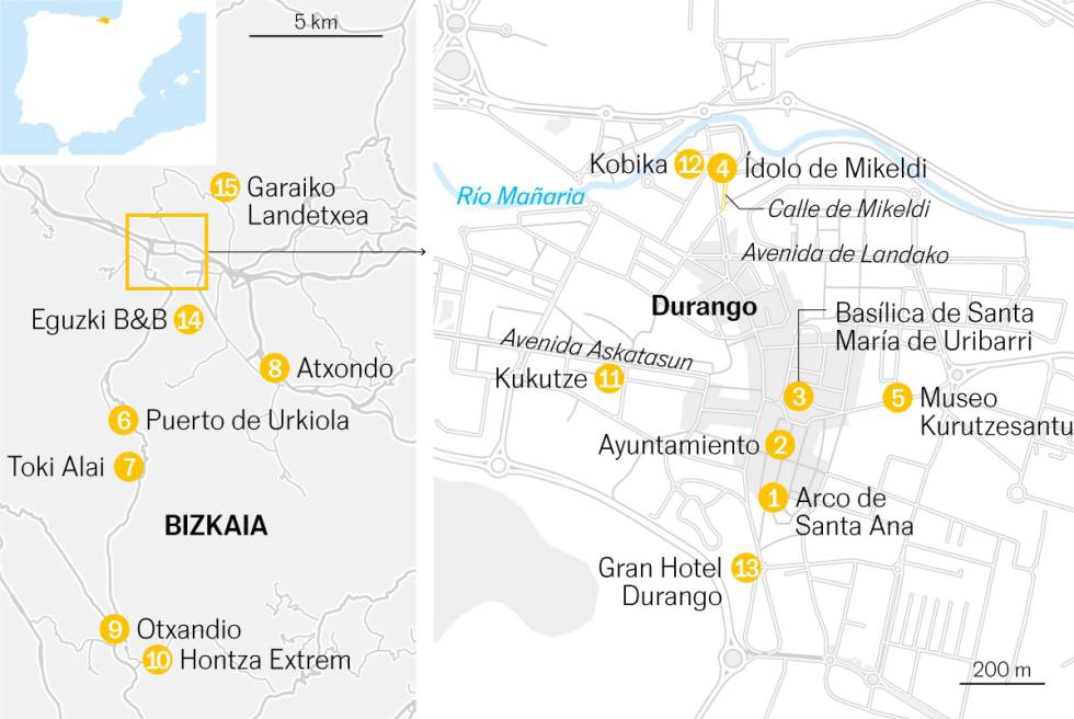 Durango, un día entre montes y ‘pintxos’