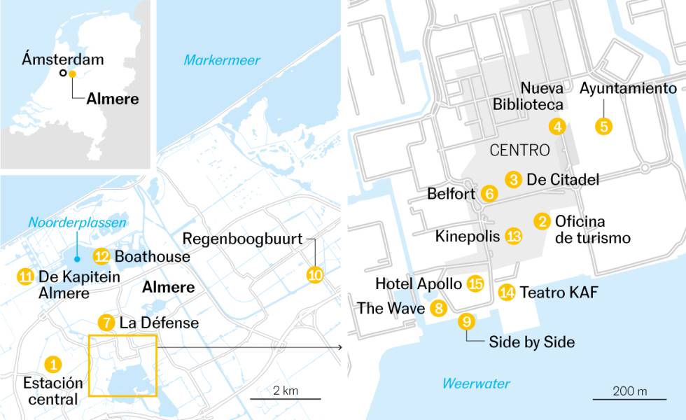 Almere, un regalo arquitectónico ganado al mar
