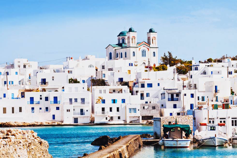 Puerto de Naousa, en la isla griega de Paros.