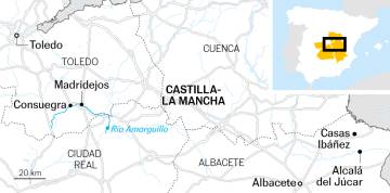 Paisajes de azafrán en La Mancha