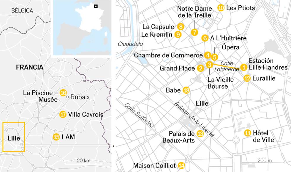 Lille, encantos del Petit Paris