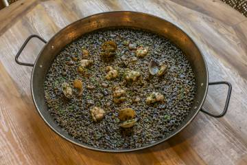 Arroz brut del restaurante Cadaqués, en Madrid.