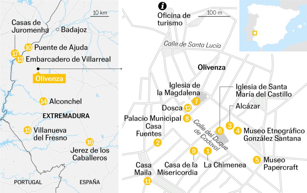Olivenza, mestiza y encantadora