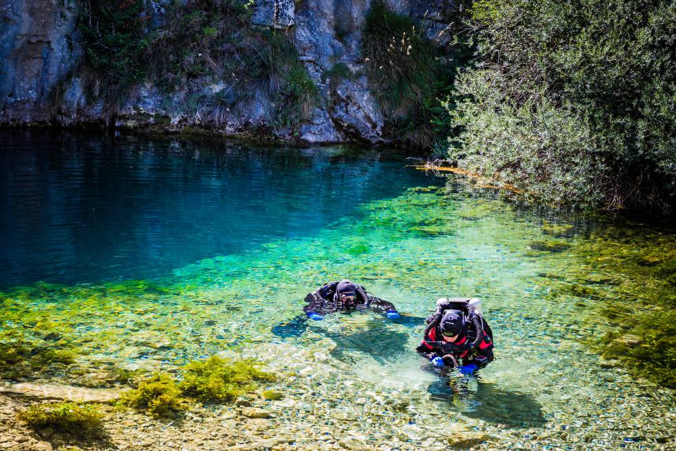 El Pozo Azul, en la localidad de Covanera.