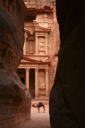 Petra, en el suroeste de Jordania.