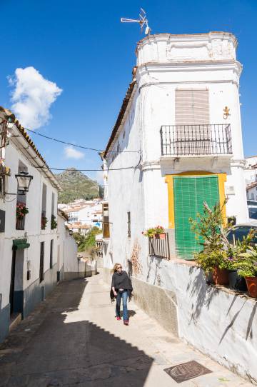 Una calle en el pueblo de Gaucín (Málaga).