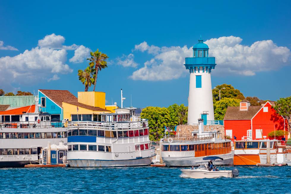 El puerto de Marina del Rey, en el condado de Los Ángeles.