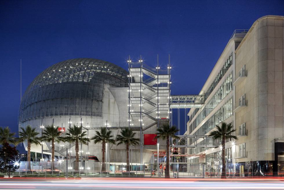 Exterior del nuevo Museo de la Academia de Cine, proyecto de Renzo Piano.