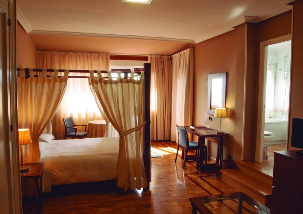 Una de sus habitaciones del hotel Casa Camila.