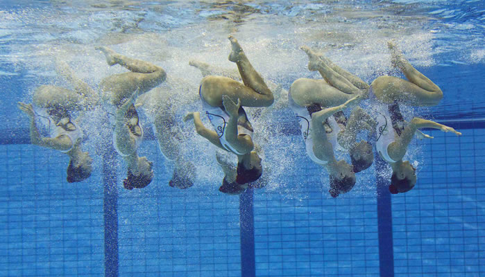 natación sincronizada