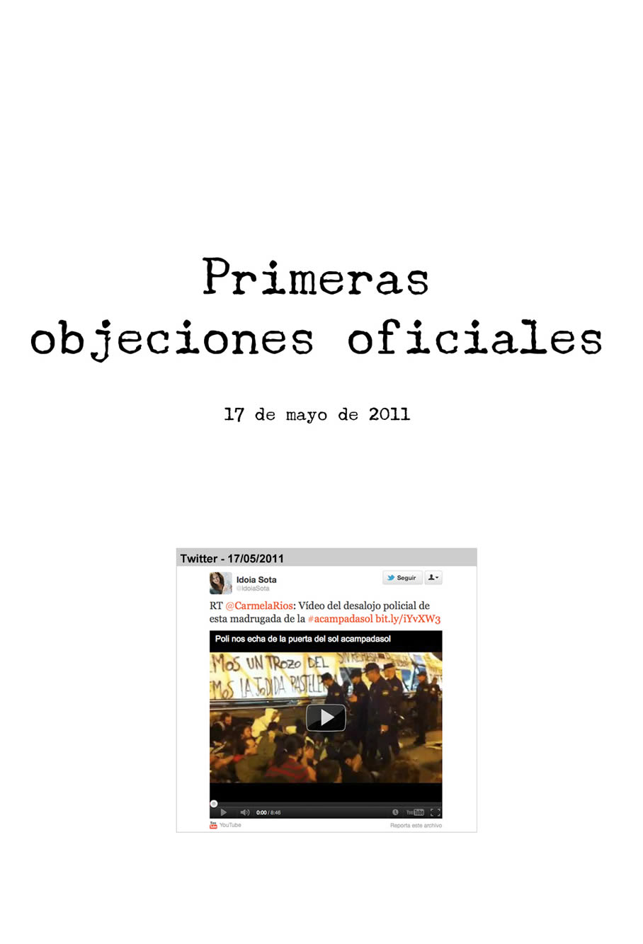 El #15m, en directo en twitter