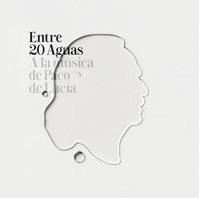 Carátula: Entre 20 Aguas. A la música de Paco de Lucía