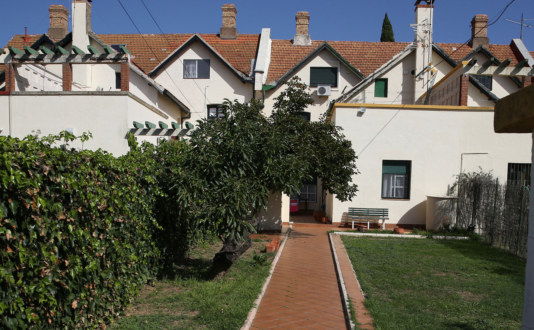 La urbanización de Bella Vista, en Minas de Riotinto, construida a finales del siglo XIX, está declarado Patrimonio Artístico de Andalucía.