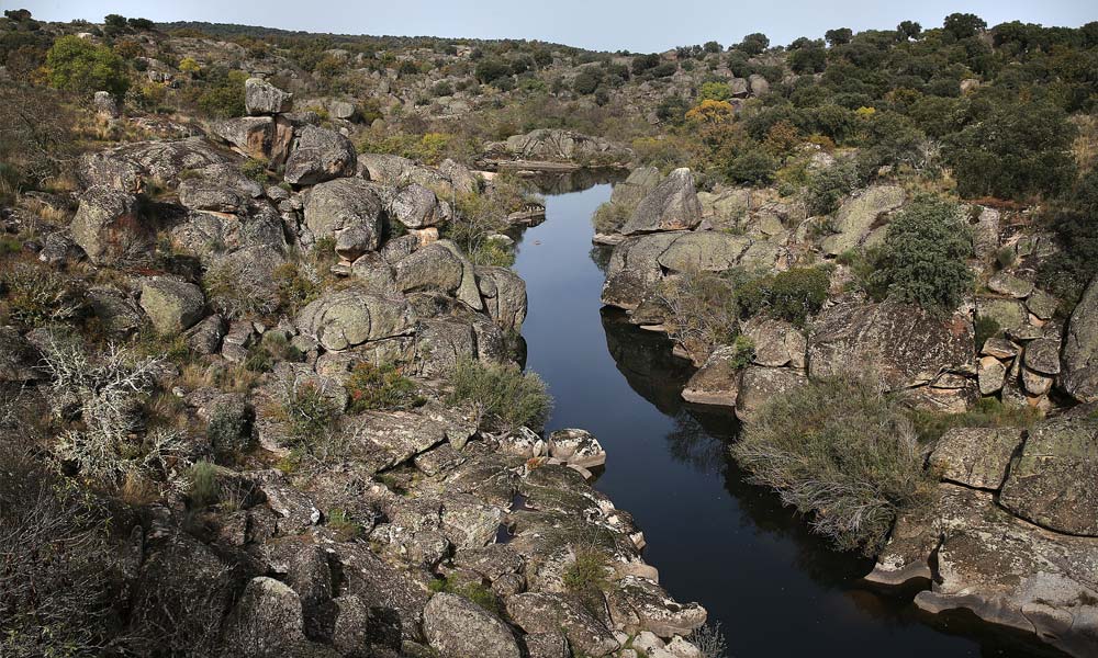 El rio Yeltes, muy cerca de la futura mina de uranio de Retortillo