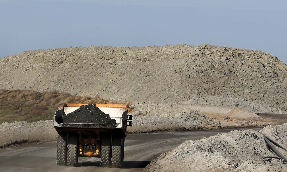 Trabajos en la mina de Cobre Las Cruces, en la provincia de Sevilla