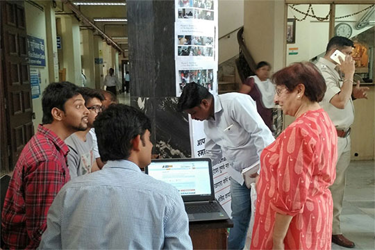 El proyecto 'Maza Swapna, Smart Pune' – Mi sueño, una Pune inteligente – promovió la participación ciudadana. Con la ayuda de voluntarios, más de 300.000 familias rellenaron solicitudes para el desarrollo urbano de Pune