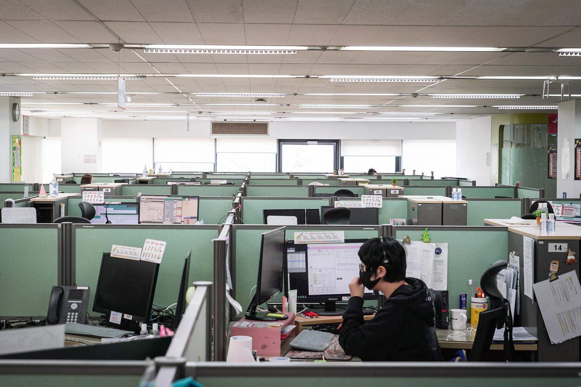 Seúl. ‘Call center’
