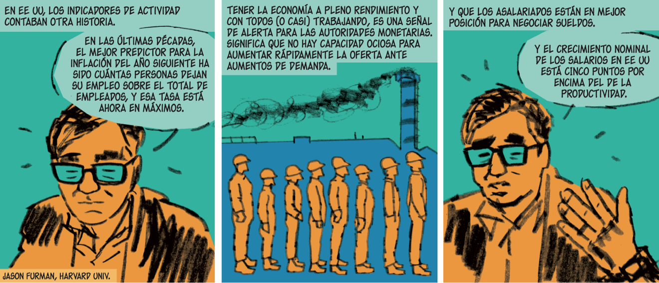 Diálogos de las viñetas: La búsqueda de riquezas de las naciones europeas hizo que los nuevos virus se expandieran por todo el planeta arrasando con los pueblos que aún no habían desarrollado inmunidad. Las enfermedades pasaron de tribu en tribu incluso antes del propio avance europeo. Se estima que mataron al 95% de la población americana precolombina. Jared Diamond, en su libro ármas, gérmenes y acero.