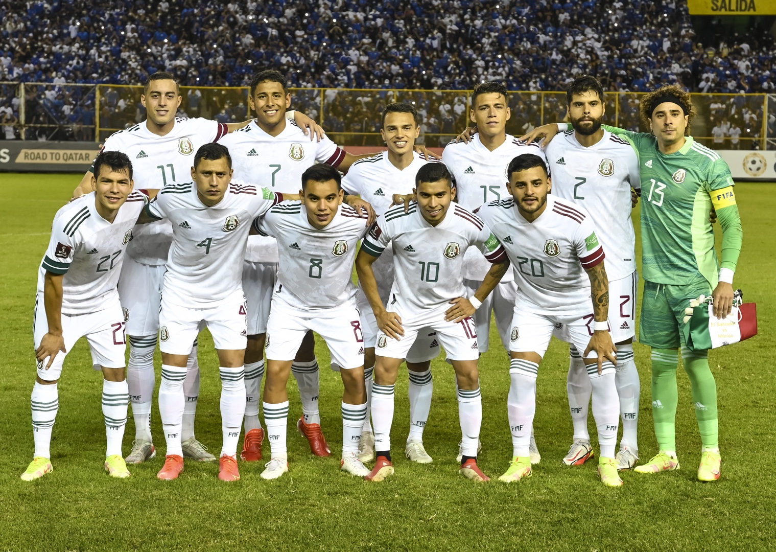 Alineación de la selección México