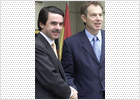 Aznar y Blair califican de