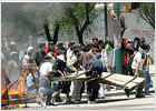 El Ejército desaloja por la fuerza a los manifestantes de La Paz