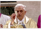 Benedicto XVI llama a la unidad de los cristianos en su primera homilía