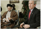 Bush recibe en la Casa Blanca al líder de los chiíes en el Parlamento de Irak