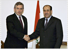Gordon Brown expresa ante Maliki su intención de reducir las tropas en Irak