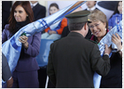 Bachelet y Fernández conmemoran la guerra que no fue