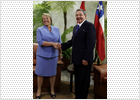 Bachelet se reúne con Fidel Castro tras condenar el bloqueo
