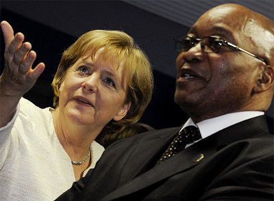 FOTOGALERIA: Merkey y Zuma juntos
