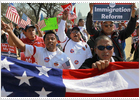 Miles de latinos reclaman a Obama una reforma migratoria