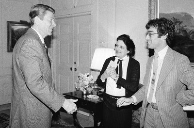 FOTOGALERIA: Junto a Reagan